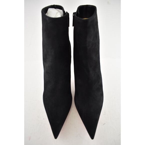 Christian Louboutin So Apostropha Booty 80 Black Suede Ankle Heel Bootie 36 - Picture 7 of 16